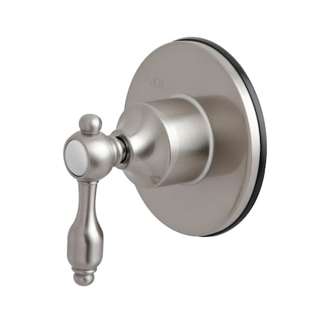 Kingston Brass KS3038TAL Tudor Three-Way Diverter Valve W/ Trim Kit, Brushed Nickel KS3038TAL